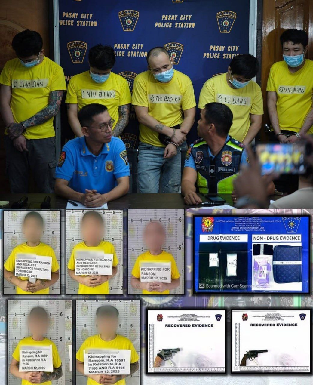 又有中国人被绑架！五名绑匪全都被抓