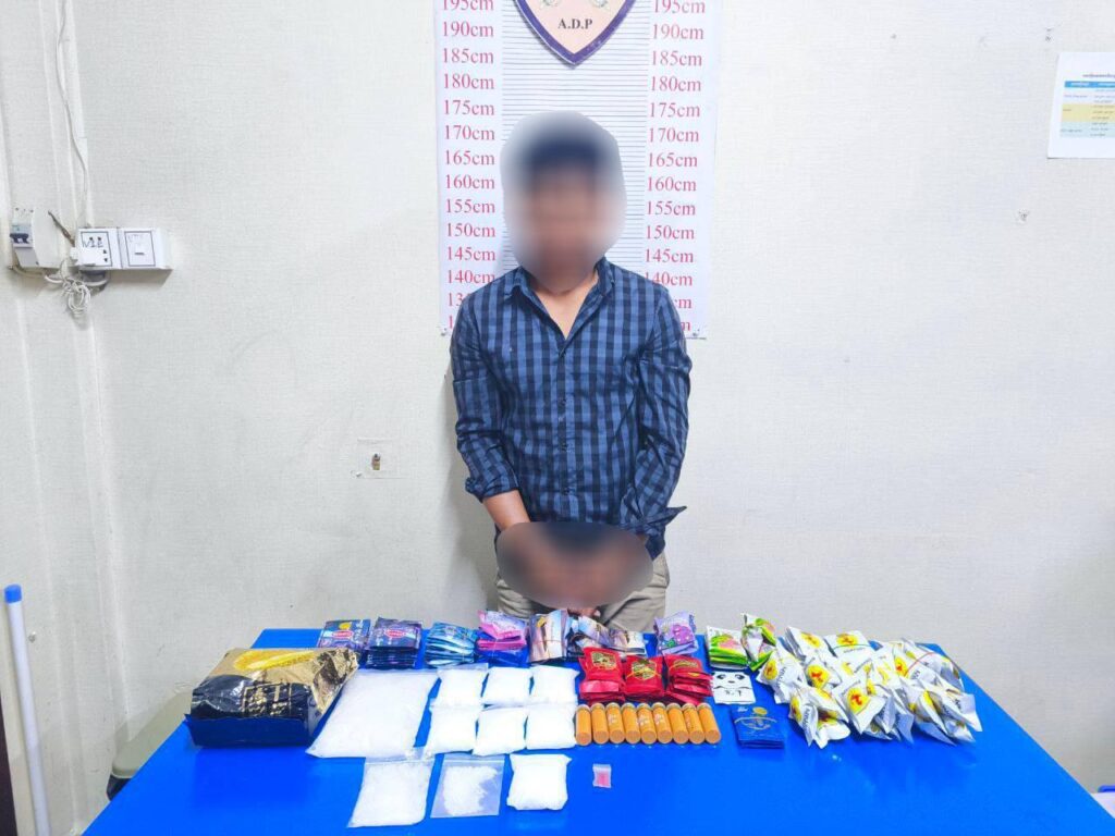 金边一毒贩落网,贩毒超4公斤!